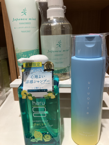 【鹿児島店】暑い季節のシャンプーはスッキリ爽快仕上げ!