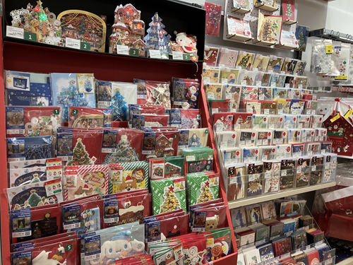 【鹿児島店】華やかなクリスマスカード